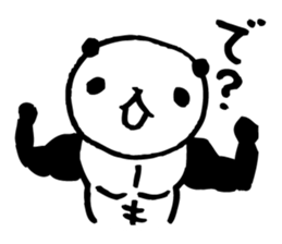 panda2- Muscle MUKIMUKI - sticker #5528005