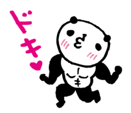 panda2- Muscle MUKIMUKI - sticker #5528013
