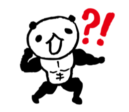 panda2- Muscle MUKIMUKI - sticker #5528035
