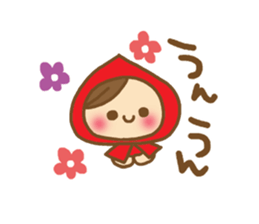 Red cowl sticker sticker #5528089