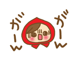 Red cowl sticker sticker #5528091