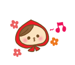 Red cowl sticker sticker #5528094