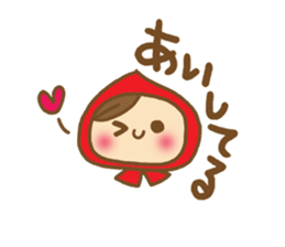 Red cowl sticker sticker #5528105