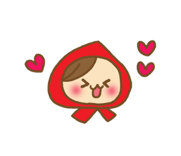 Red cowl sticker sticker #5528106