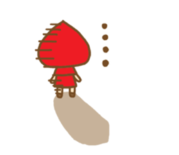 Red cowl sticker sticker #5528108