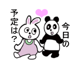 Pan chann & Usa chann sticker #5528219