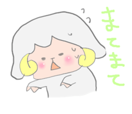 Sticker of a sheep sticker #5529961