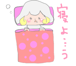 Sticker of a sheep sticker #5529963