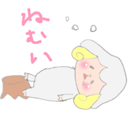 Sticker of a sheep sticker #5529977