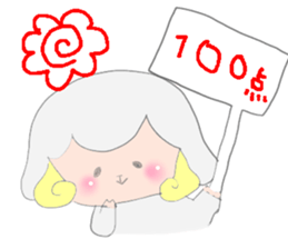 Sticker of a sheep sticker #5529982