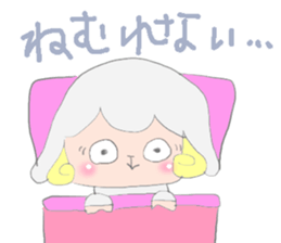 Sticker of a sheep sticker #5529990