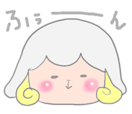 Sticker of a sheep sticker #5529995