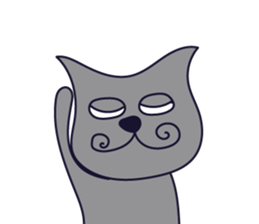 Cat speaks sticker #5530517