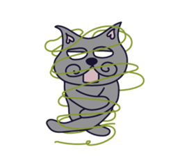 Cat speaks sticker #5530523