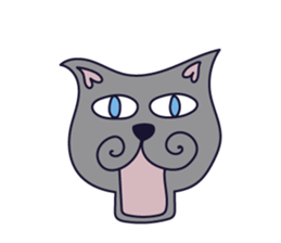Cat speaks sticker #5530525