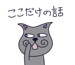 Cat speaks sticker #5530528