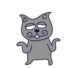 Cat speaks sticker #5530531
