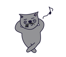 Cat speaks sticker #5530542