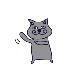 Cat speaks sticker #5530544