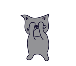 Cat speaks sticker #5530547