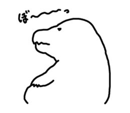 go to space:wani-san sticker #5530576