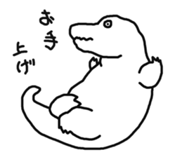 go to space:wani-san sticker #5530579