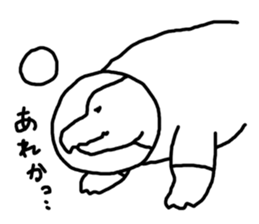 go to space:wani-san sticker #5530581