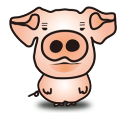 A little realistic pig sticker #5530601