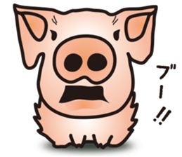 A little realistic pig sticker #5530609