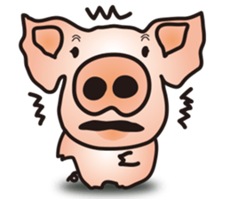 A little realistic pig sticker #5530611