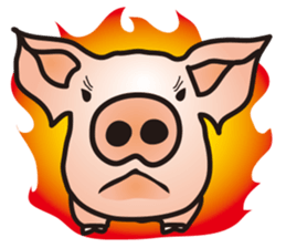 A little realistic pig sticker #5530615