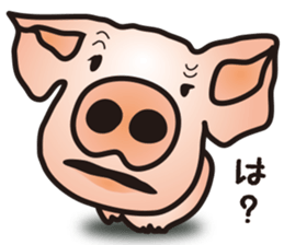 A little realistic pig sticker #5530629