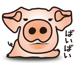 A little realistic pig sticker #5530632