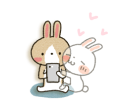 Soft rabbit!2 sticker #5530997