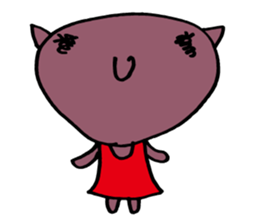 Diagonal of eye sticker #5531488