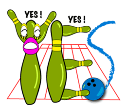 Bowling family sticker #5531759