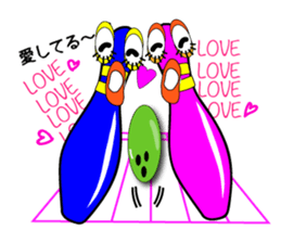 Bowling family sticker #5531772