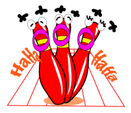 Bowling family sticker #5531775