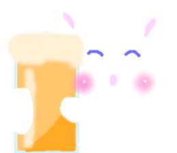 I am a pretty rabbit. sticker #5532091