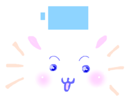 I am a pretty rabbit. sticker #5532100