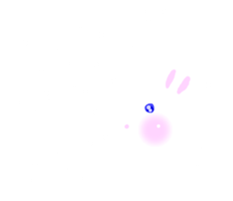 I am a pretty rabbit. sticker #5532108