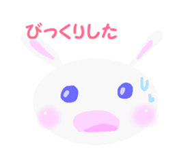 I am a pretty rabbit. sticker #5532114