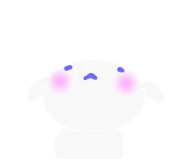 I am a pretty rabbit. sticker #5532115