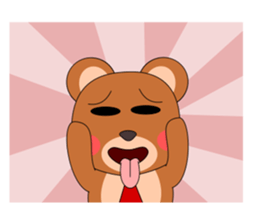 Naughty bear sticker #5533219