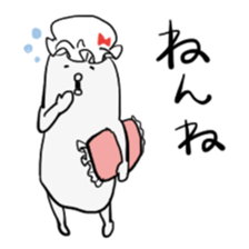 Rice cake and cat sticker #5533353