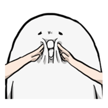 Rice cake and cat sticker #5533355