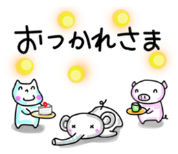 yurukabakun and cute friends sticker #5533531