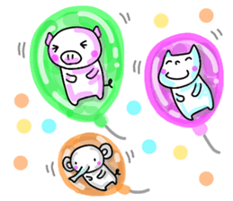 yurukabakun and cute friends sticker #5533539