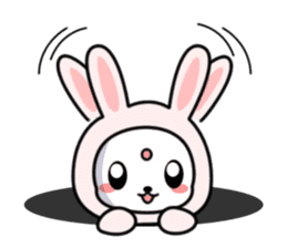 TEMCORON -Worrier rabbit version- sticker #5533823