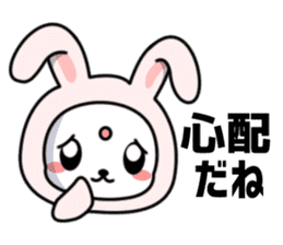 TEMCORON -Worrier rabbit version- sticker #5533836